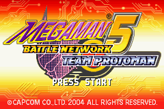 Mega Man Battle Network 5 Team Protoman